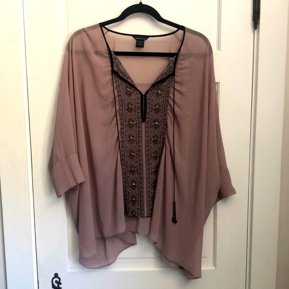 Moda International Beaded Tunic